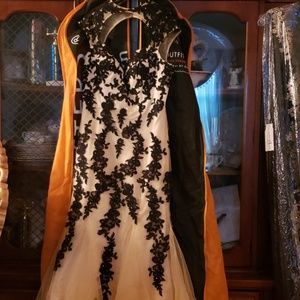 Nude Lace Mermaid Dress